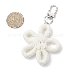 Polyester Flower Pendant Decorations&nbsp;HJEW-JM03961