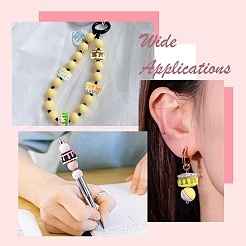 9Pcs 9 Colors Opaque Acrylic Beads&nbsp;OACR-CJ0002-63