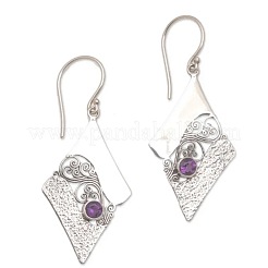 Rhombus Zinc Alloy Dangle Earrings&nbsp;FS-WG3CFF0-01