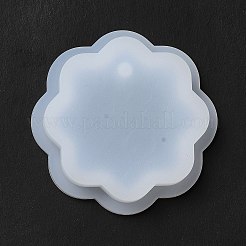 DIYペンダントシリコンモールド  樹脂型  UVレジン用  エポキシ樹脂ジュエリー作り  スター  50x50x8.5mm  穴：4mm&nbsp;SIMO-H009-08M