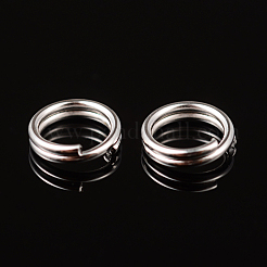 アイアンスプリットリング  ダブルループ丸カン  カドミウムフリー＆鉛フリー  銀色のメッキ  6x1.4mm  内径約5.3mm  約950個/100g&nbsp;X-JRDS6mm