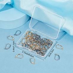 60Pcs 2 Colors 304 Stainless Steel Leverback Earring Findings&nbsp;STAS-SC0004-62