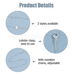 1Pc Stainless Steel Sequin Link Chain Waist Chains&nbsp;AJEW-WH0248-752