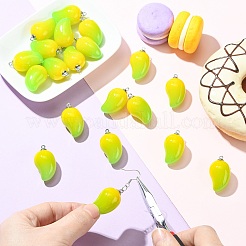 Mango Opaque Acrylic Pendants&nbsp;FIND-CJZ0001-007