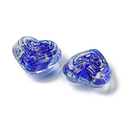 Luminous Handmade Gold Sand Lampwork Beads&nbsp;FOIL-B001-01