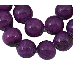 Natural Yellow Jade Beads Strands&nbsp;JBR10mm-11