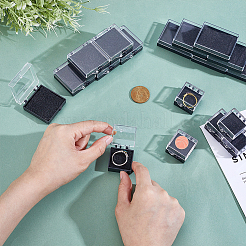 24Pcs 3 Styles Plastic Packing Boxes with Sponge Inside for Brooches&nbsp;CON-HY0001-07