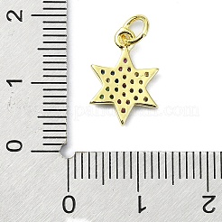Brass Micro Pave Colorful Cubic Zirconia Pendants&nbsp;KK-H475-19G-11