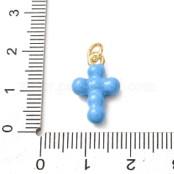 Brass Pendants&nbsp;KK-CBA2F11-16G-04