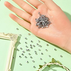プレシオサ®クリスタルビーズ  チェコクリスタル  双円錐形(451 69 302 ロンデル)  00030 265 ヴィトレイルライト  4mm  穴：0.8mm&nbsp;X-PRC-BA4-00030-265