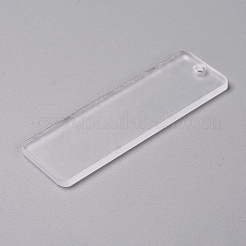 Transparent Blank Acrylic Pendants&nbsp;TACR-WH0002-04