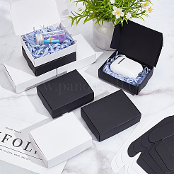 30Pcs 2 Colors Kraft Paper Gift Box&nbsp;CON-DR0001-05