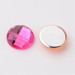 Imitation Taiwan Acrylic Rhinestone Flat Back Cabochons&nbsp;GACR-D002-10mm-M