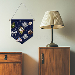 Arrow Door Wall Hanging Polyester Sign for Festival&nbsp;DIY-WH0615-005