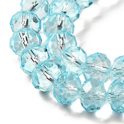 Transparent Baking Paint Glass Beads Strands&nbsp;DGLA-A034-T8mm-D12