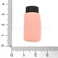 シリコーン焦点ビーズ  ライトサーモン  ボトル  30x13.5x12.5mm  穴：3mm&nbsp;SL-CBAE849-02C