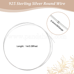 0.98M 925 Sterling Silver Wire&nbsp;STER-BBC0002-12