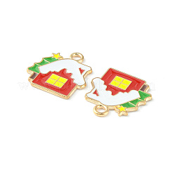 Christmas Alloy Enamel Pendants&nbsp;ENAM-D047-10LG-07