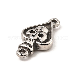 Tibetan Style 304 Stainless Steel Links Connector Charms&nbsp;STAS-K264-03AS