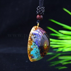 Resin Pendant Necklaces&nbsp;PW-WG58743-01