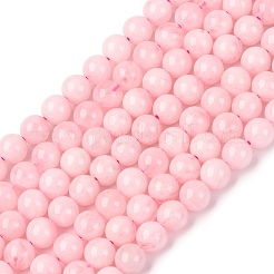 Pink Color Natural Madagascar Rose Quartz Beads Strands&nbsp;G-D655-6mm