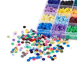 4224Pcs 24 Colors Handmade Polymer Clay Beads&nbsp;CLAY-YW0001-16