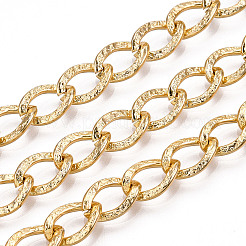 Aluminium Textured Curb Chains&nbsp;CHA-T001-45G