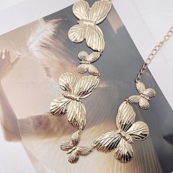 Alloy Butterfly Link Chain Waist Belly Chains for Women&nbsp;FS-WG8F5E3-02