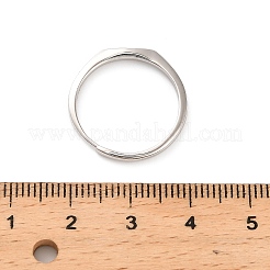Rhodium Plated 925 Sterling Silver Adjustable Rings&nbsp;RJEW-S397-01P-12