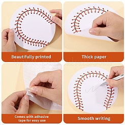 60Pcs 6 Styles Baseball Paper Gift Tags&nbsp;CDIS-CA0001-17