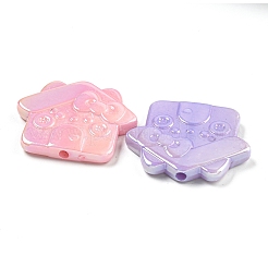 UV Plating Iridescent Acrylic Beads&nbsp;OACR-G039-20