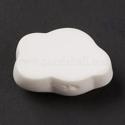 オペーク樹脂カボション  ジュエリー作りパーツ  ピンク  レッド  雲  10x14.5x5.5mm&nbsp;RESI-C032-01A