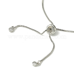 Natural Shell Charms Slider Bracelet&nbsp;BJEW-TA00365-02