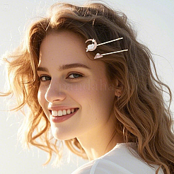 6 Bags 6 Styles Zinc Alloy Hair Bobby Pins&nbsp;PHAR-SP0001-01A
