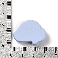 雲の漫画の言葉はとても良い不透明樹脂デコデンカボション  ブルー  23x29.5x7.5mm&nbsp;RESI-R447-02F