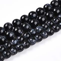 Baking Paint Glass Beads Strands&nbsp;DGLA-N008-10mm-10