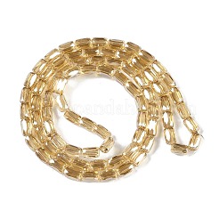 電気メッキガラスビーズセット  パール光沢メッキ  多面カット  コラム  レモンシフォン  6.5x4mm  穴：0.8mm  約80個/連  20.08''（51センチメートル）&nbsp;GLAA-Q101-02A-PL03