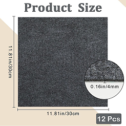 12Pcs Square Self-adhesion Polyester Carpet Tape&nbsp;DIY-CN0003-45C