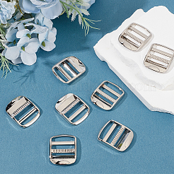 10Pcs Rectangle Alloy Buckles&nbsp;FIND-CY0002-23P
