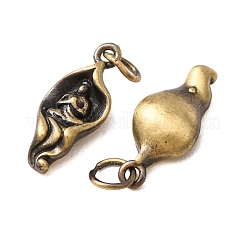 Buddhist Brass Pendants&nbsp;KK-CBA25B2-02AB