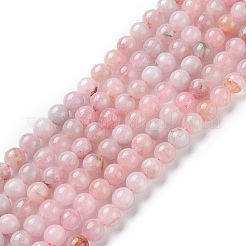 Natural Rose Quartz Beads Strands&nbsp;G-F591-04C-8mm