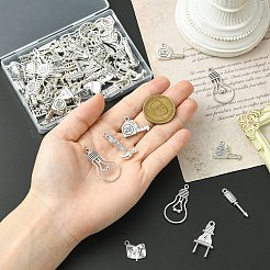 90Pcs 9 Styles Tibetan Style Alloy Pendants Sets&nbsp;TIBEP-CJ0003-55