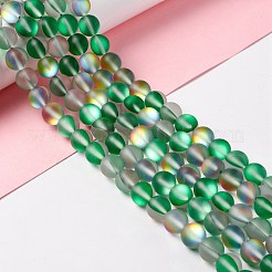 Synthetic Moonstone Beads Strands&nbsp;G-E573-01C-20