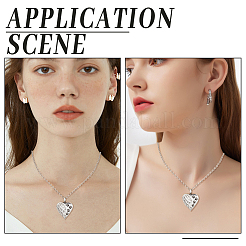 Stainless Steel Urn Ashes Necklace&nbsp;NJEW-CN0001-04