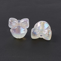 UV Plating Rainbow Iridescent Acrylic Beads&nbsp;PACR-M003-07E