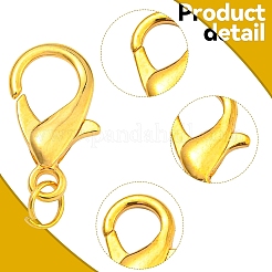 100Pcs 5 Styles Zinc Alloy Lobster Claw Clasps&nbsp;FIND-YW0006-16