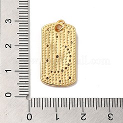 Rack Plating Brass Micro Pave Cubic Zirconia Pendants&nbsp;KK-K377-39G