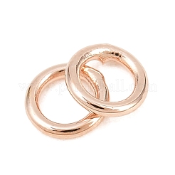 Brass Closed Jump Rings&nbsp;KK-D257-01RG-07
