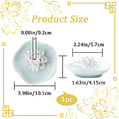 Porcelain Incense Burners&nbsp;DJEW-WH0001-29A