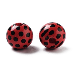 Wood European Beads&nbsp;WOOD-M011-02C